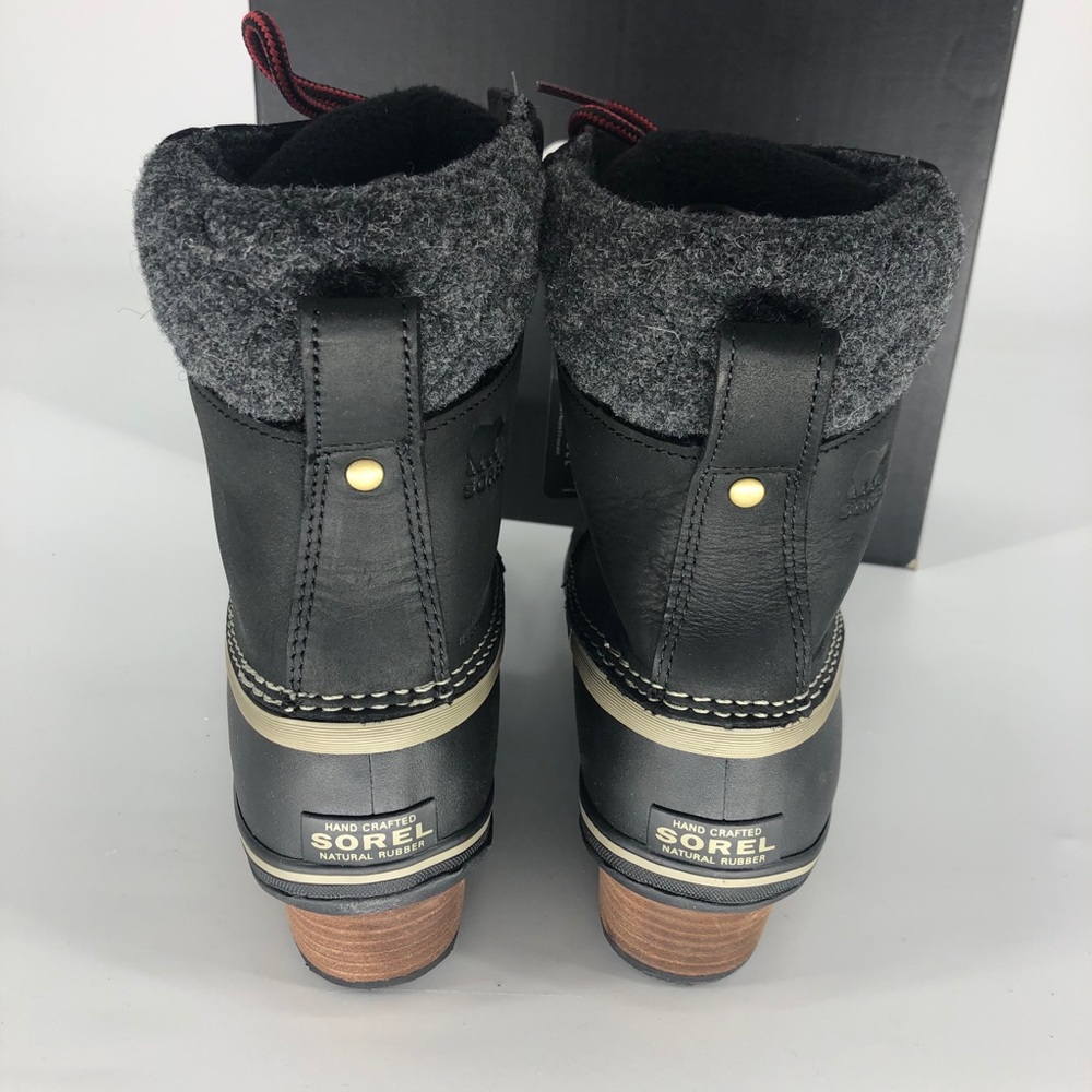 SOREL NWT SLIMPACK LACE II BOOTS BLACK KETTLE - Picture 5 of 10